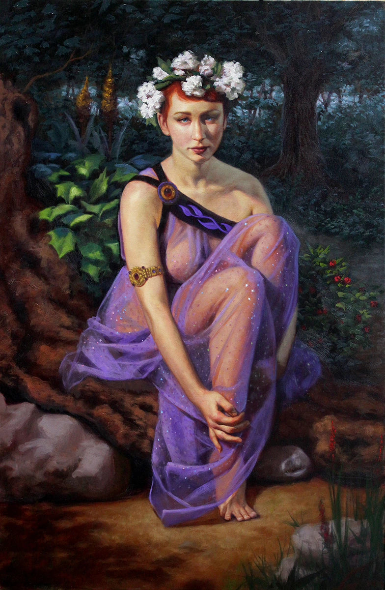 Titania, Queen of the Fairies 24"x30" oil on canvas no frame